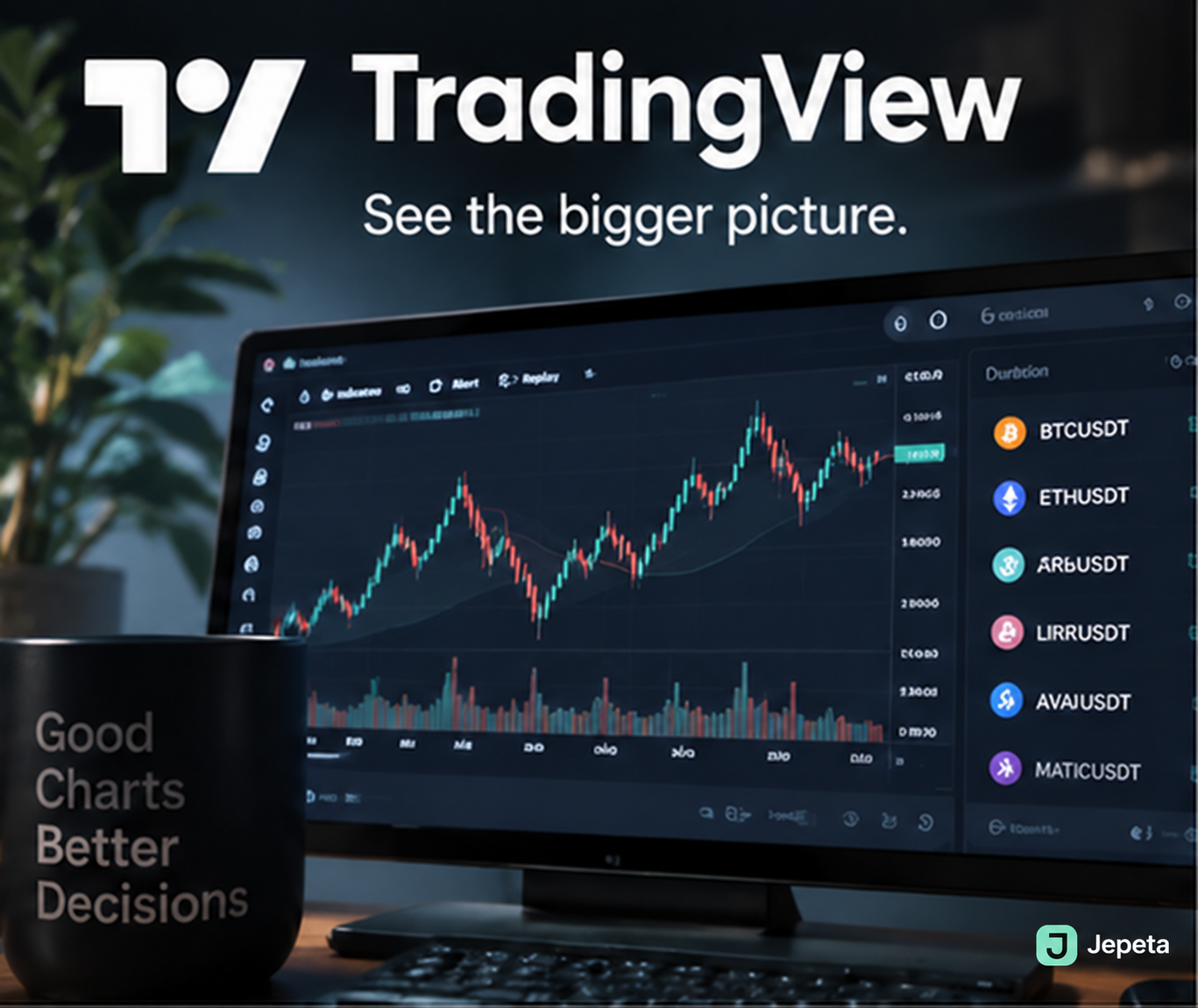 Tradingview editorial illustration for this Jepeta product and workflow guide